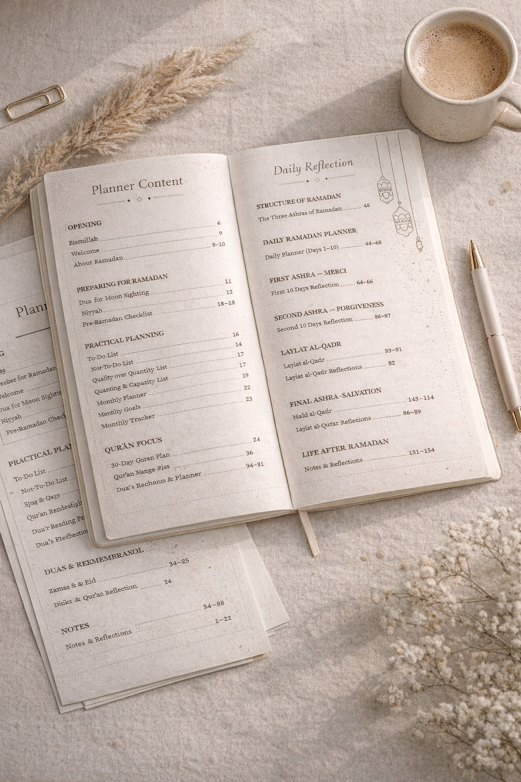 Ramadan Planner 2026 English (Digital Download)